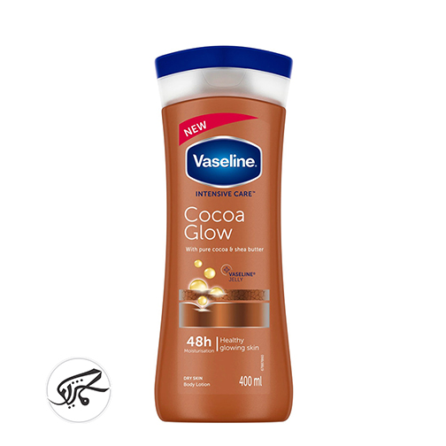 لوسیون بدن وازلین مدل Vaseline cocoa glow