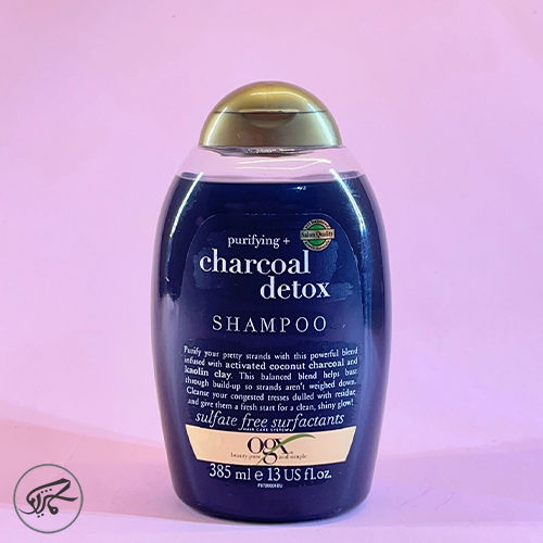 شامپو زغال اکتیو او جی ایکس OGX Charcoal Detox Shampoo