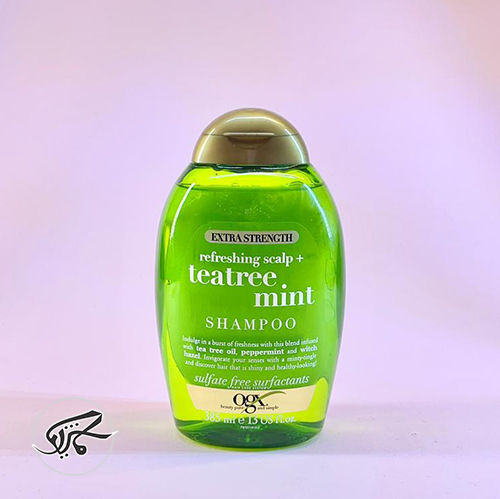 شامپو بدون سولفات او جی ایکس (چای سبز و نعنا) Ogx TeaTree Mint Shampoo