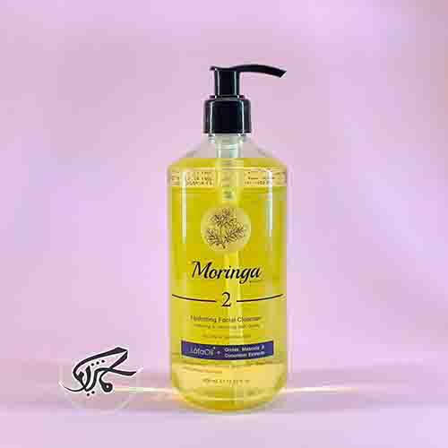 ژل شستشو 400میل مورینگا اِمو ( پوست چرب و مختلط ) Moringa Hydrating Facial Cleanser