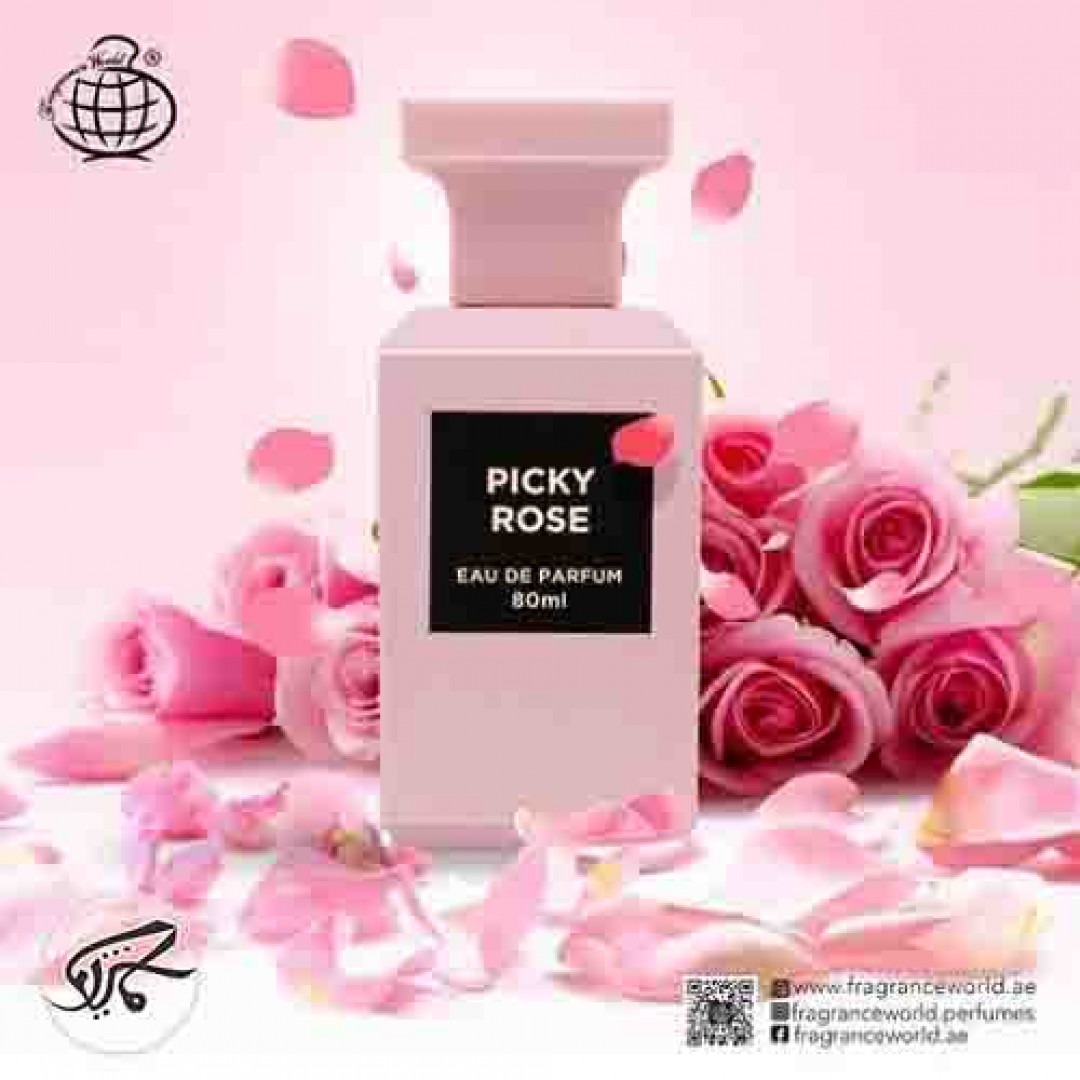 ادوپرفیوم فرگرانس ورد مدل پینکی رز  FragranceWorld Picky Rose