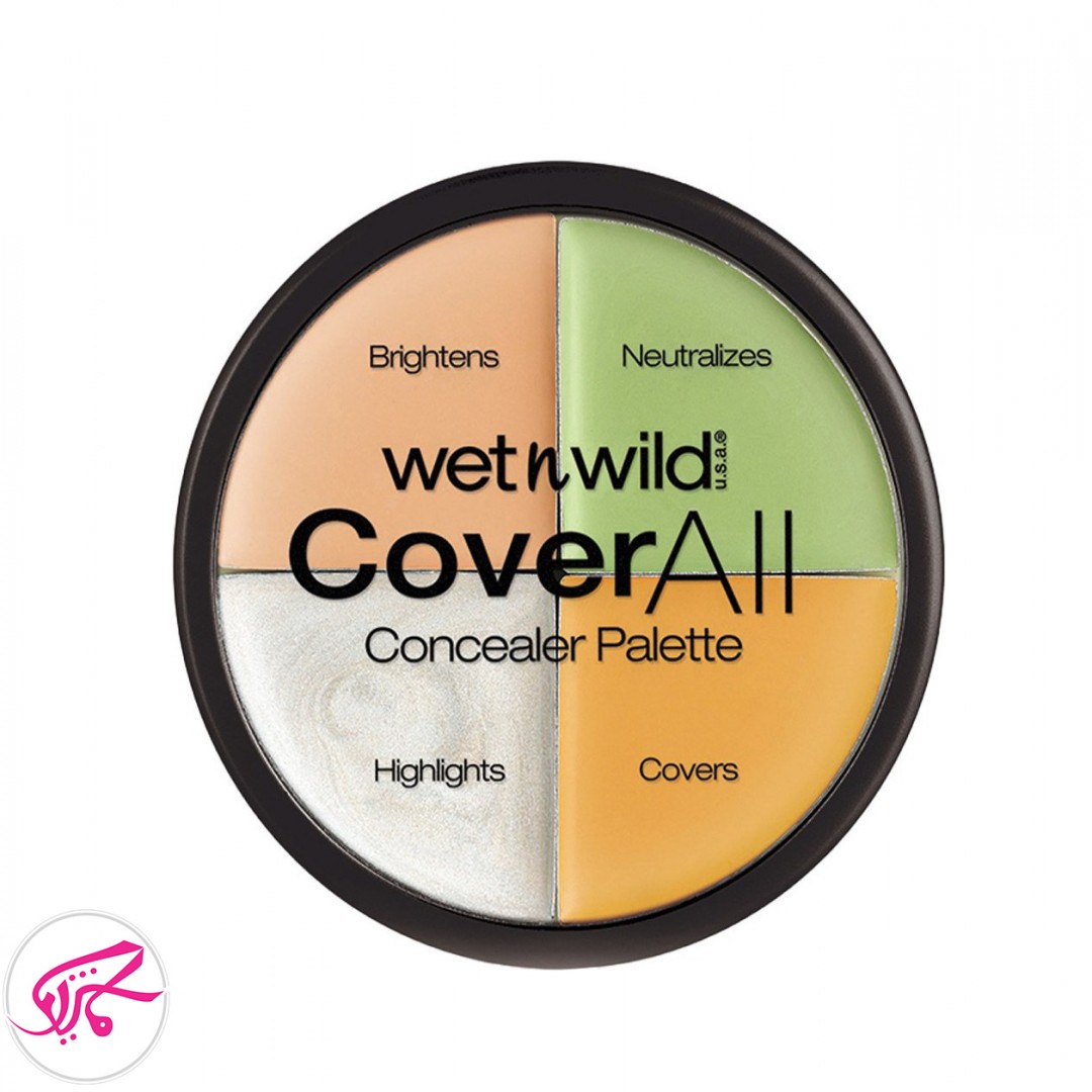 پالت اصلاح رنگ  ( کالر کرکتور ) صورت وت اند وایلد Wet & Wild COVER ALL