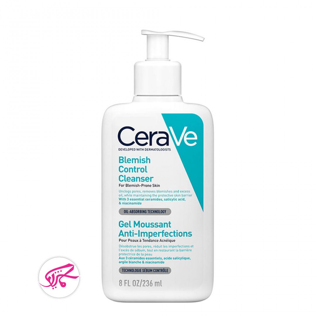 ژل شستشو ضد لک سراوی CeraVe Blemish Control Cleanser