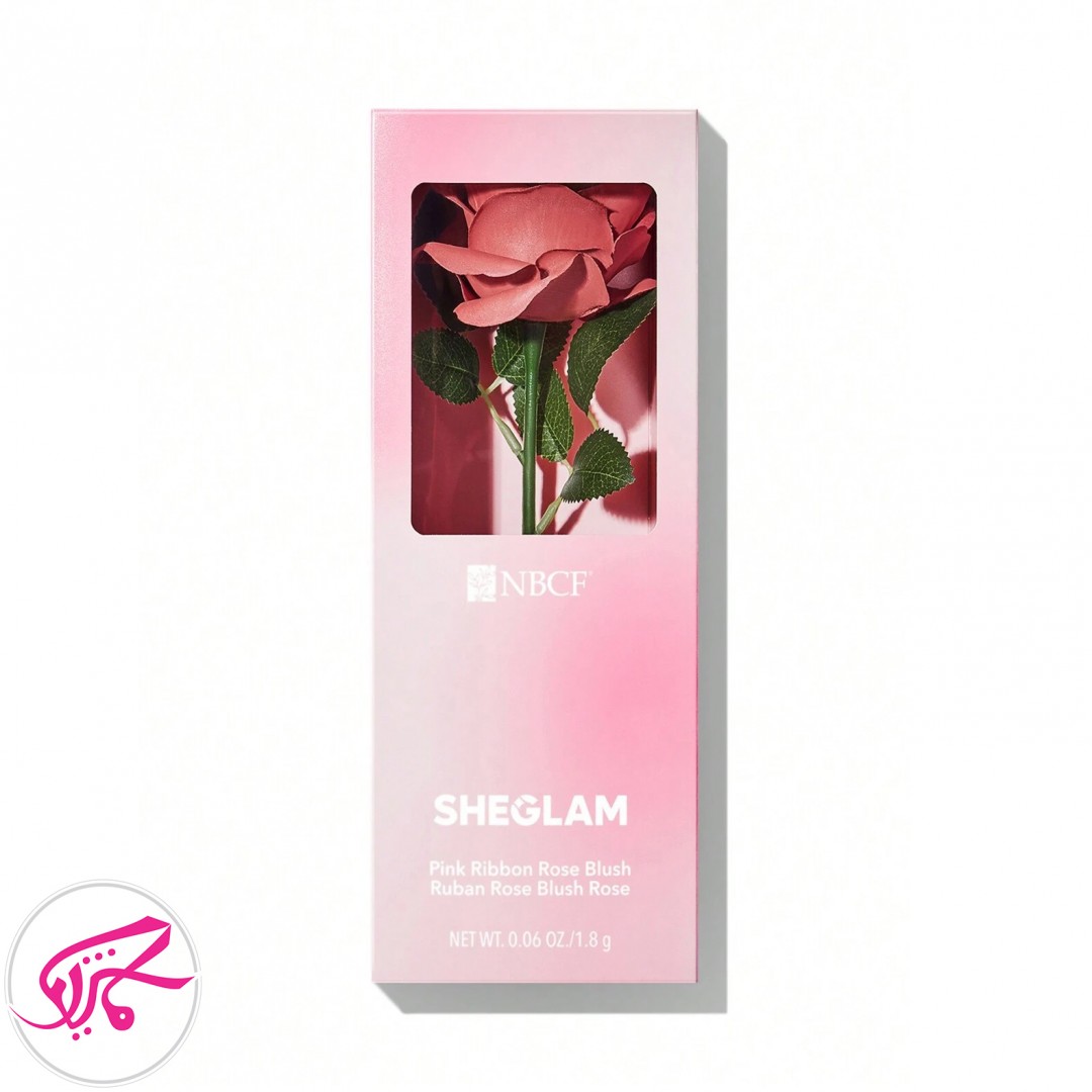 رژگونه کرمی گل رز شیگلم Sheglam Pink Ribbon Rose Blush