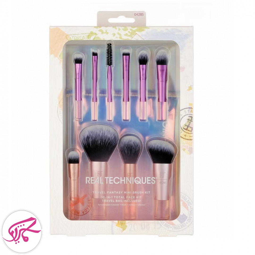 ست براش 10 عددی ریل تکنیک اورجینال مدل Fantasy Mini Brush