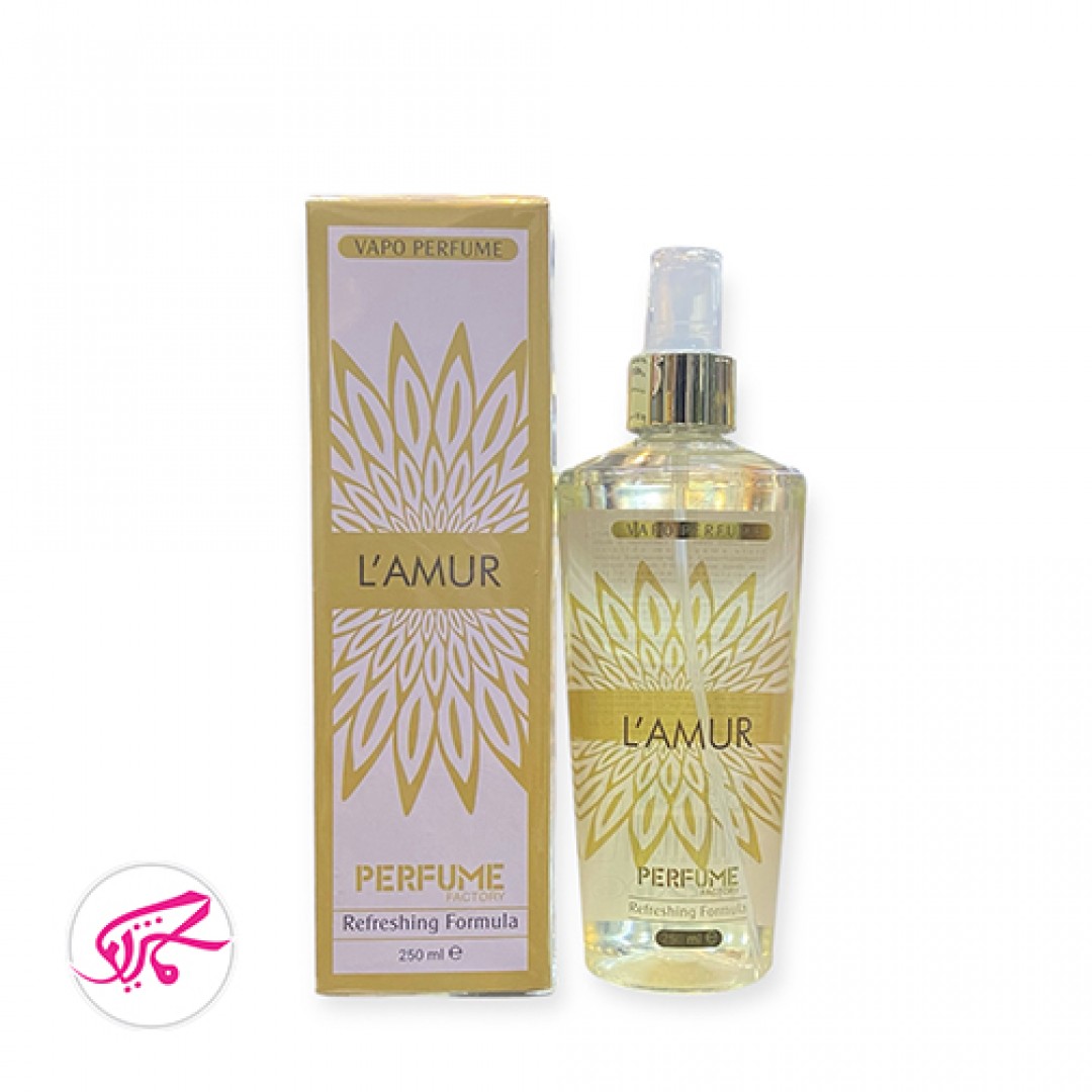 بادی اسپلش پرفیوم فکتوری رایحه لالیک لامور PERFUME FACTORY Laliqe lamour