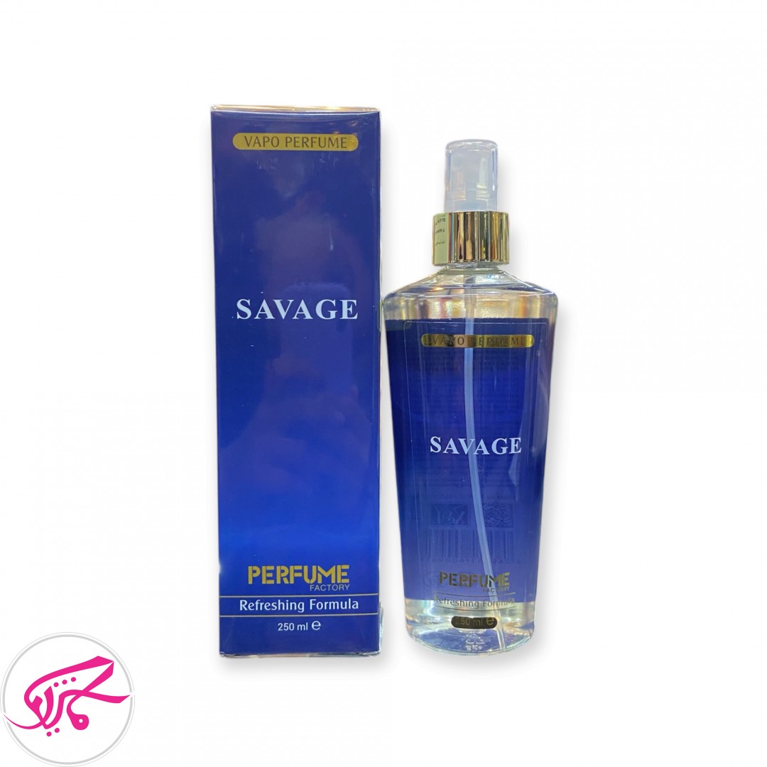 بادی اسپلش پرفیوم فکتوری رایحه ساواج PERFUME FACTORY Savage