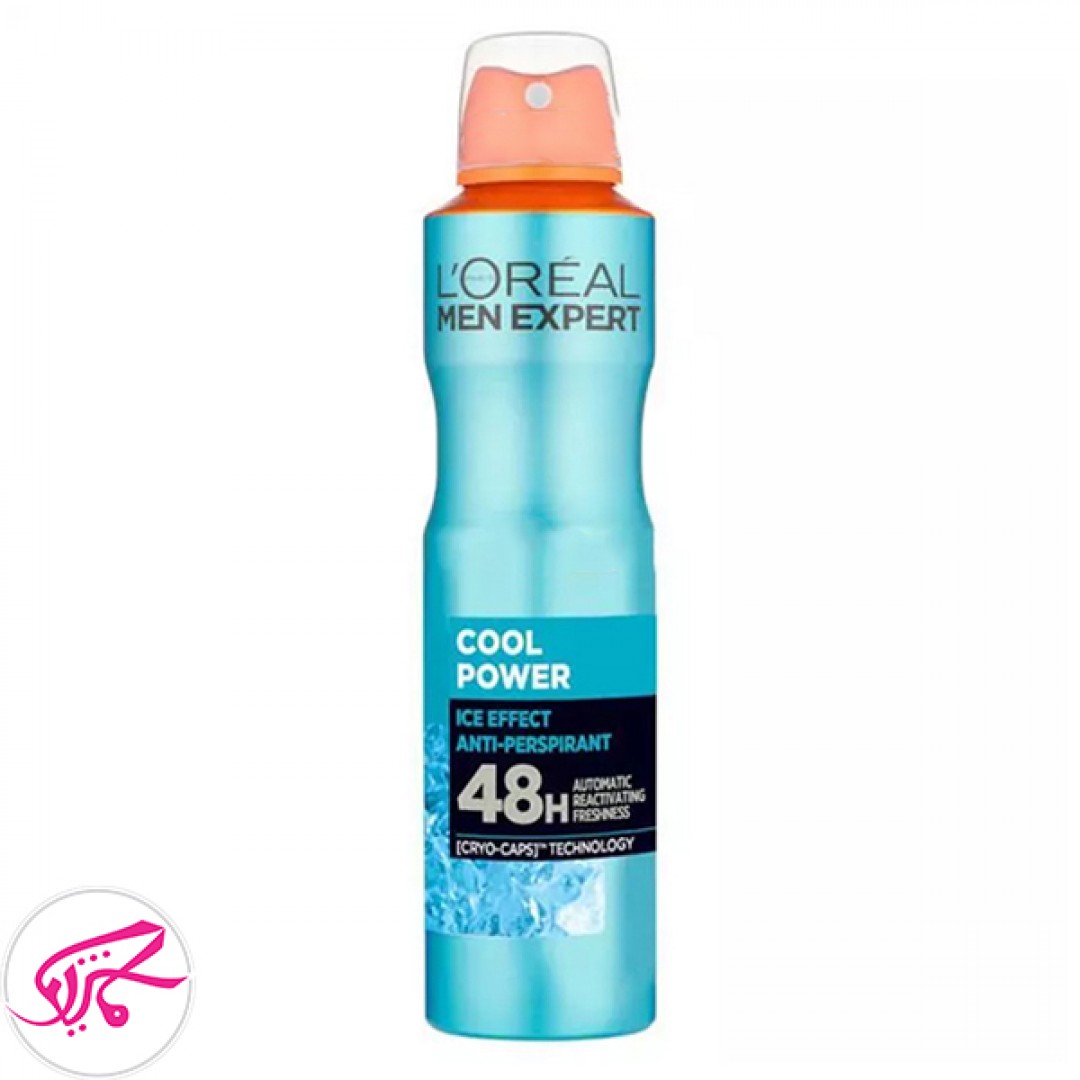اسپری ضد تعریق کول Loreal cool powerپاور لورال  250Ml