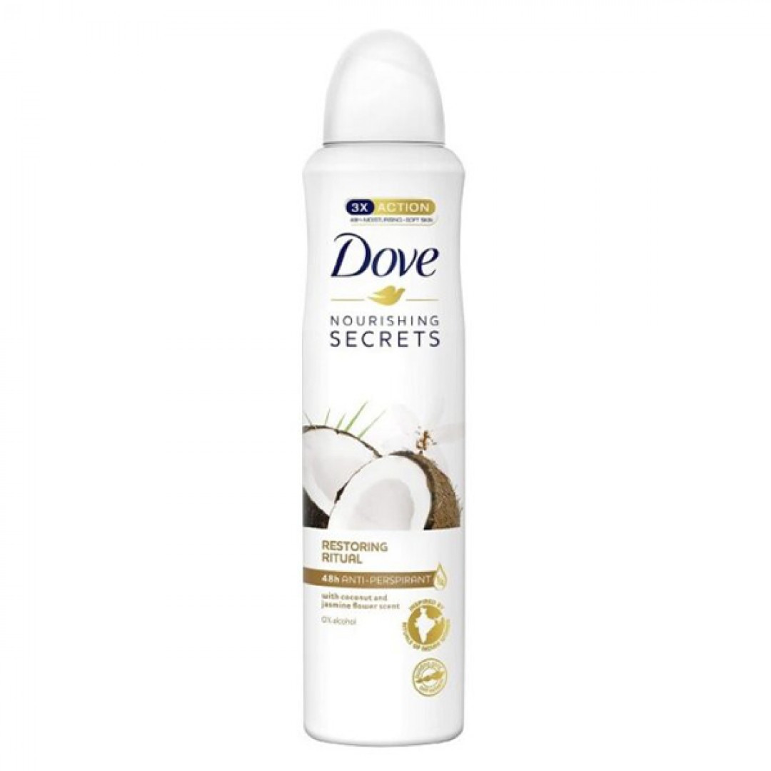 اسپری ضد تعریق داو مدل نارگیل 250 میل Dove