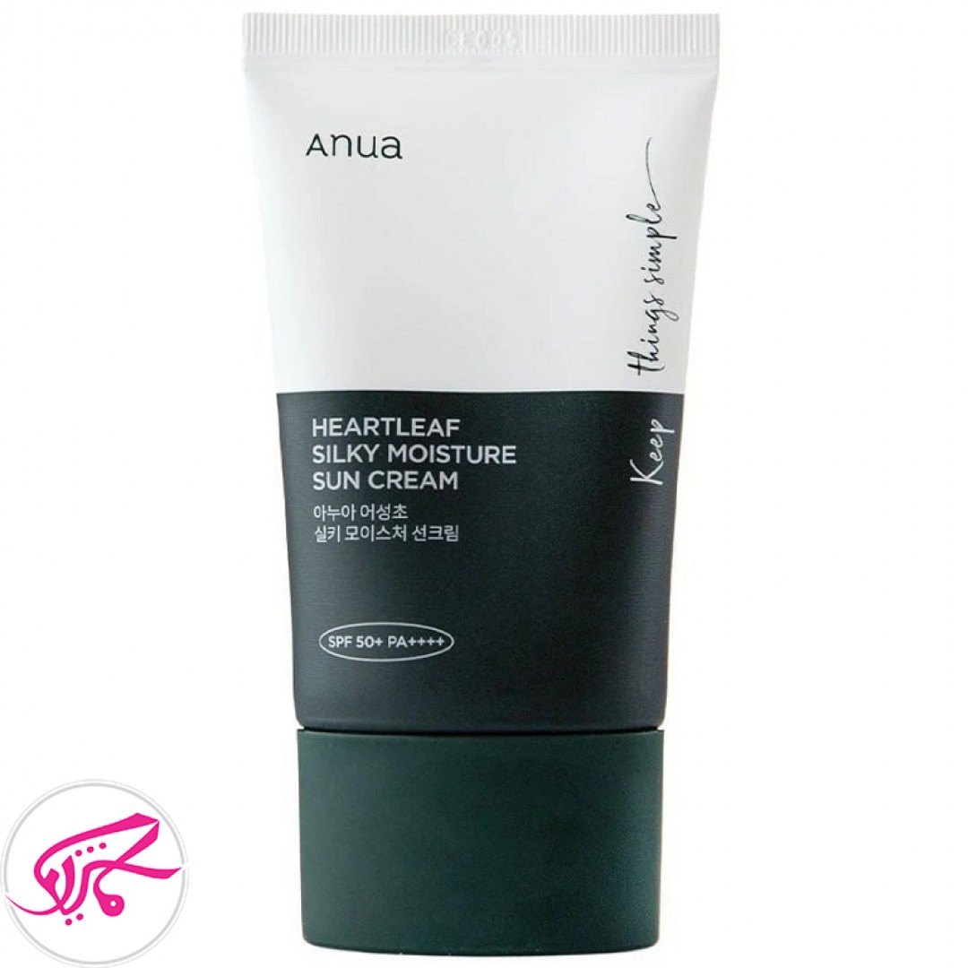 ضد آفتاب تسکین دهنده و مرطوب کننده آنوا ANUA Heartleaf Silky Moisture Sun Cream