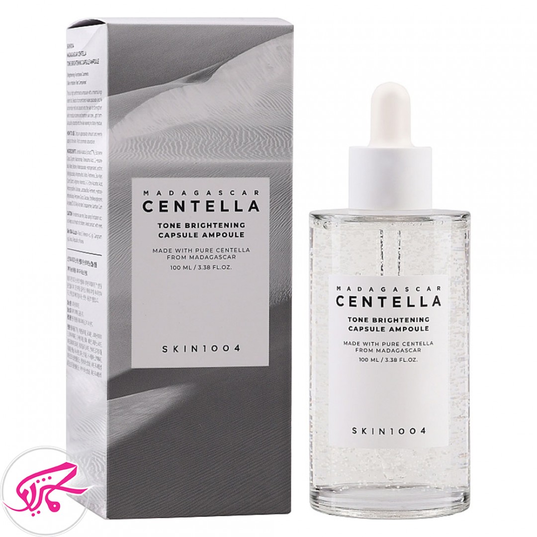 آمپول ضدلک روشن کننده سنتلا تون اسکین 1004 Skin 1004 Madagascar Centella Tone Brightening Capsule Ampoule