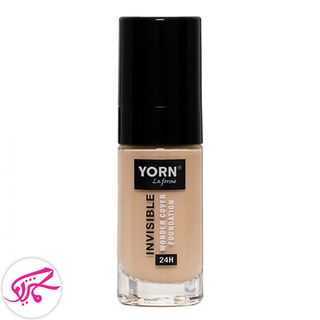 کرمپودر اینویزبل 24 ساعته یورن Yorn Foundation Invisible 24