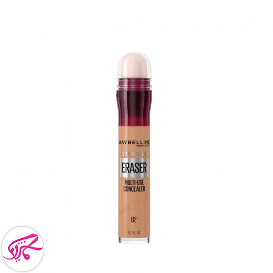 کانسیلر میبلین شماره 02 MAYBELLINE INSTANT ERASER CONCEALER NUDE