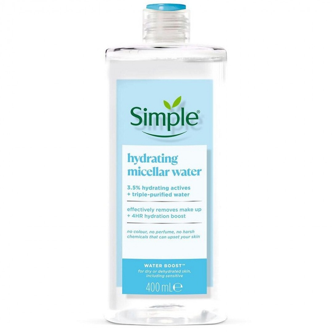 میسلار واتر مدل Hydrating  سیمپل 400 میل  Micellar Water Simple