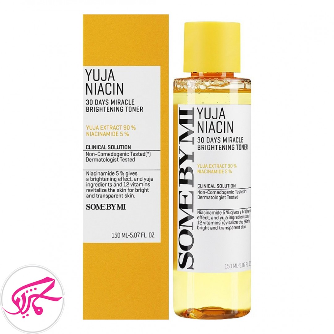تونر روشن کننده و ضد لک یوجا نیاسین سام بای می (Some By Mi Yuja Niacin 30 Days Miracle Brightening Toner