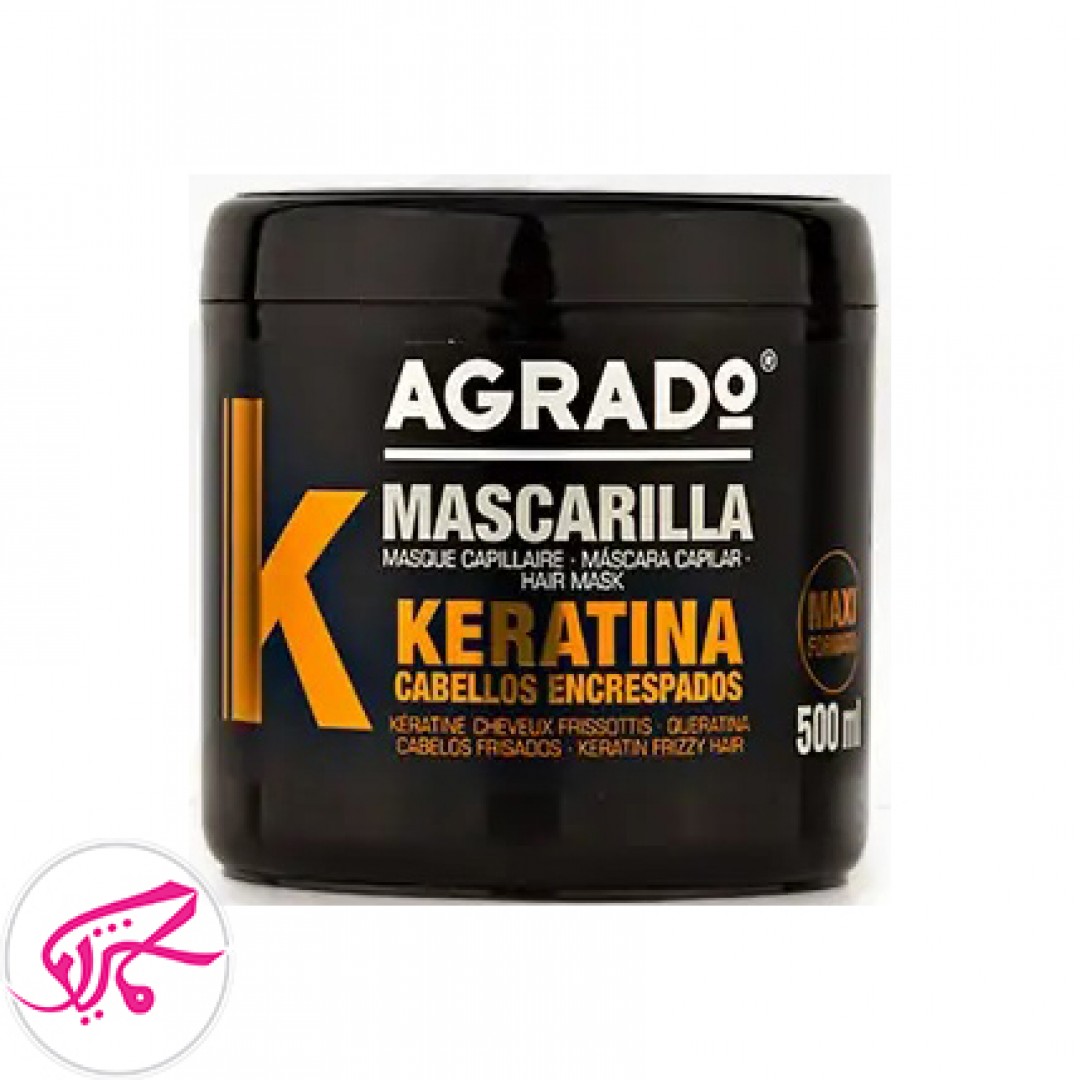 ماسک مو کاسه ای آگرادو با خاصیت ترمیم کننده ساقه مو 500ml
