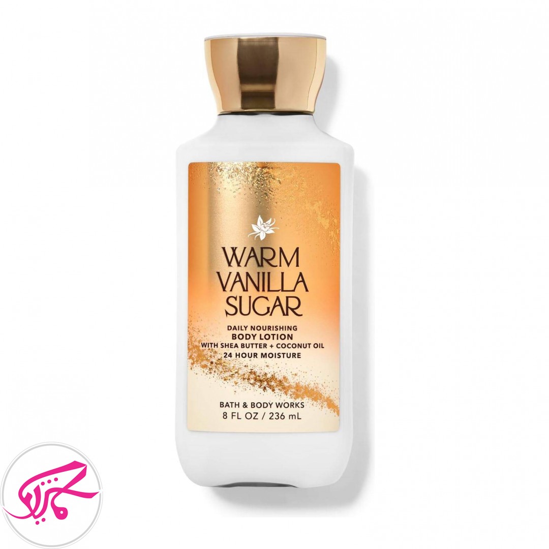 لوسیون بدن وارم وانیلا شوگر  بث اند بادی ورکس Bath & Body Works WARM VANILLA SUGAR Daily Nourishing Body Lotion