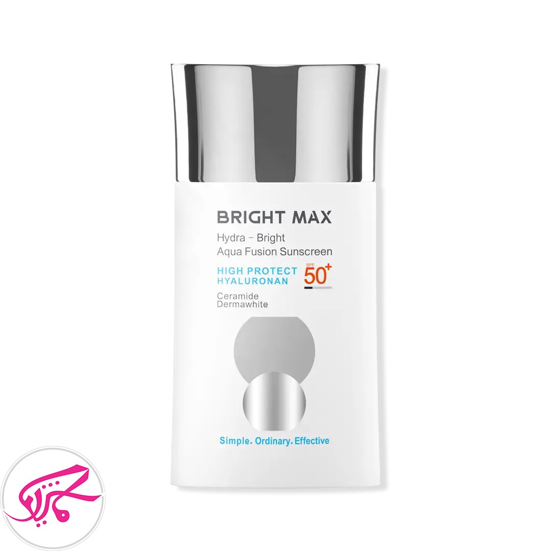 فلوئید ضد آفتاب بی رنگ برایت مکس SPF 50 مدل هیدرابرایت ‌Bright Max
