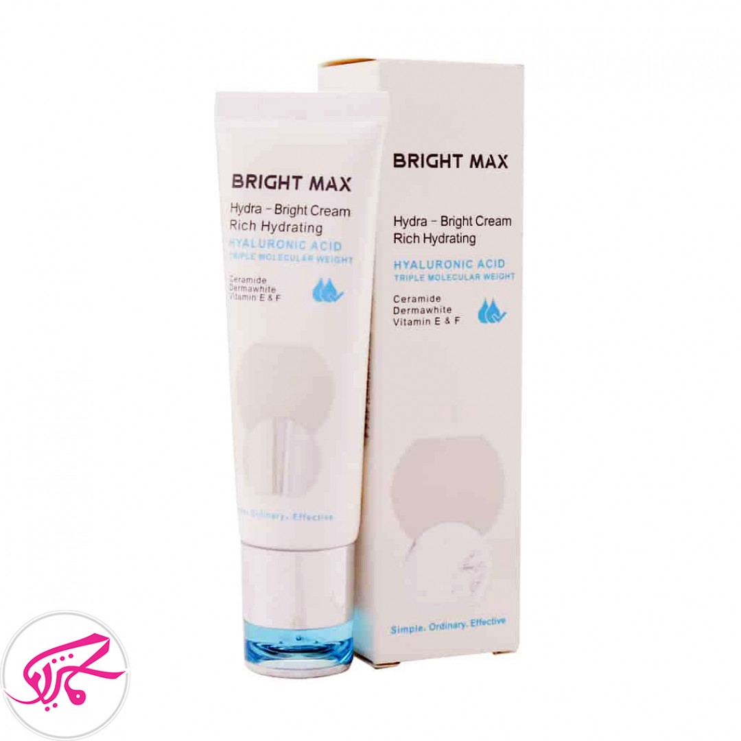 کرم آبرسان ریچ هیدرابرایت برایت مکس Hydra Bright Rich Hydrating Cream Bright Max