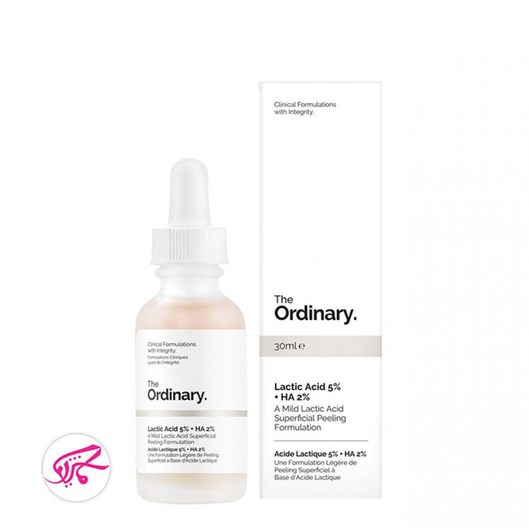 سرم لایه بردار لاکتیک اسید اوردینری The Ordinary Lactic Asid 5% + Ha