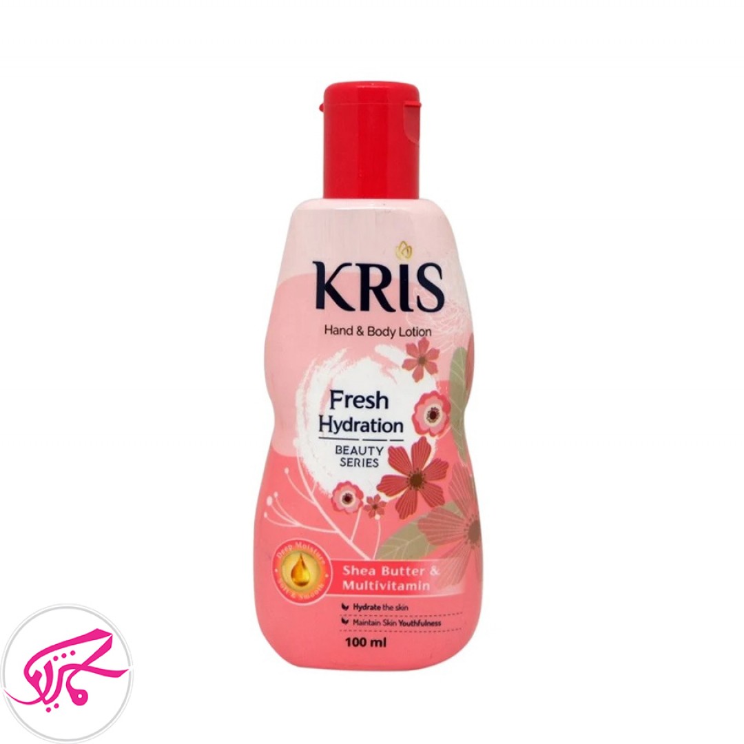 لوسیون دست و بدن کریس Kris شی باتر و مولتی ویتامین حجم 100 میل