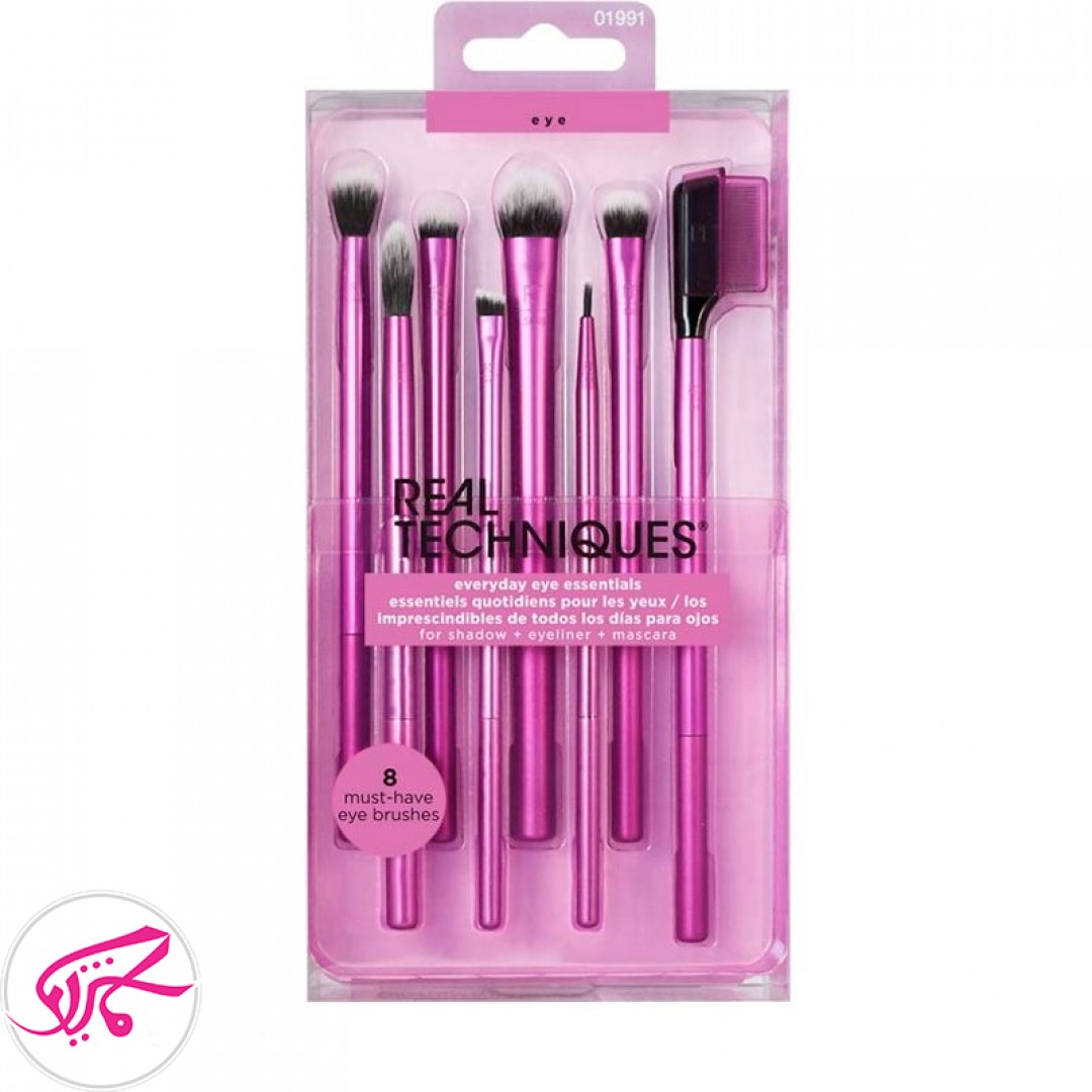 ست براش آرایش چشم ریل تکنیک مدل Everyday Eye Essentials