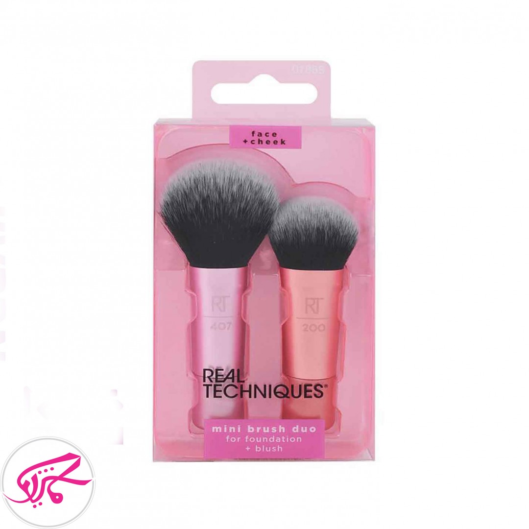 ست براش مینی ریل تکنیک مدل Face + Cheek Real Techniques