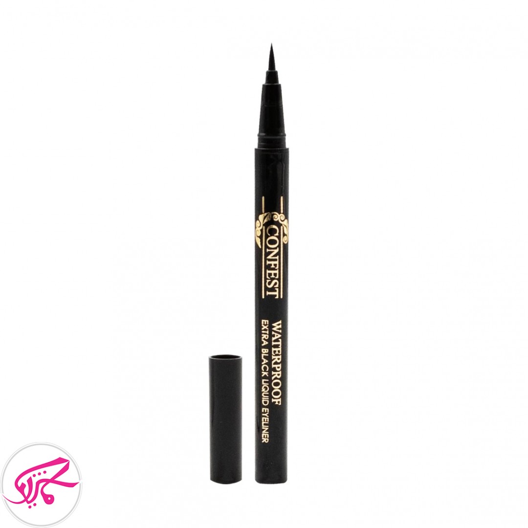 خط چشم مشکی کانفست ماژیکی ضد آب CONFEST MAGIC EYELINER BLACK COLOR