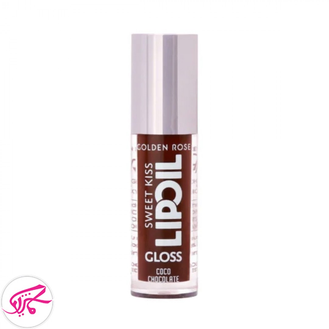لیپ گلاس روغنی گلدن رز مدل Sweet Kiss Lip oil Golden Rose