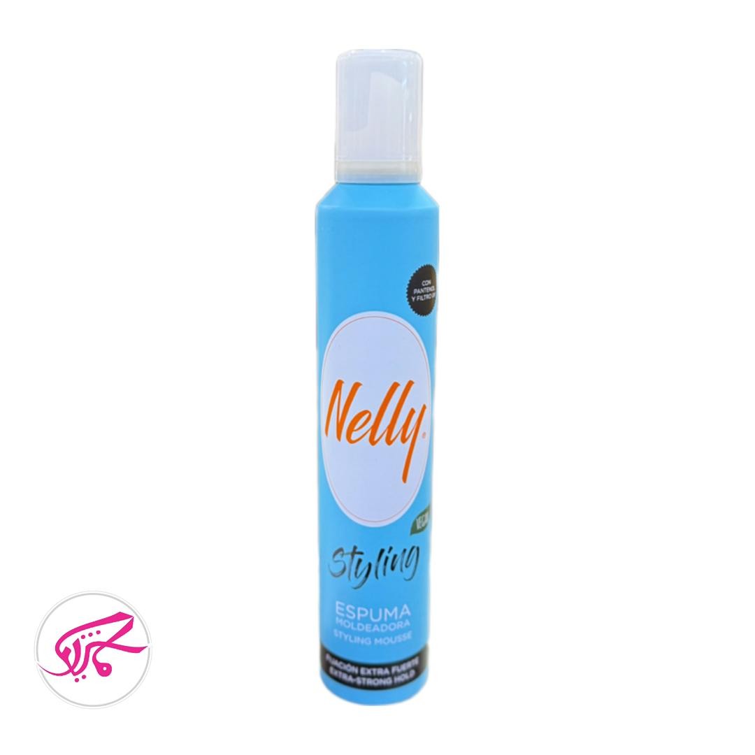 موس مو حالت دهنده نلی Nelly مدل extra strong hold وگان حجم 300 میل