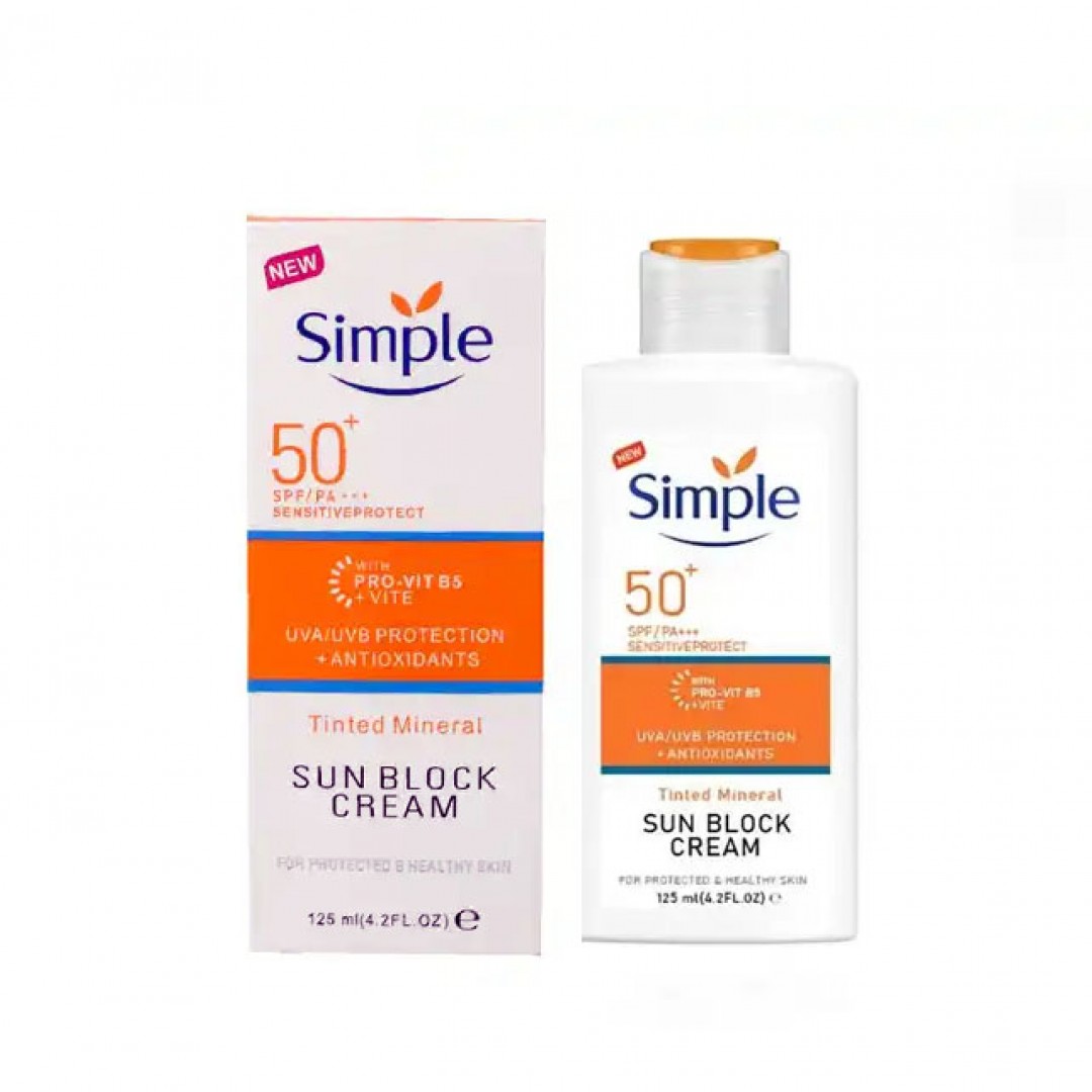 ضدآفتاب ویتامین B5 سیمپل SPF50 Simple
