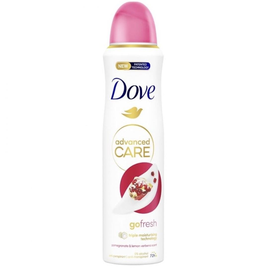 اسپری ضدتعریق داو رایحه انار و لیمو نسخه اورجینال انگلیسی (تولید جدید) Dove 250ml
