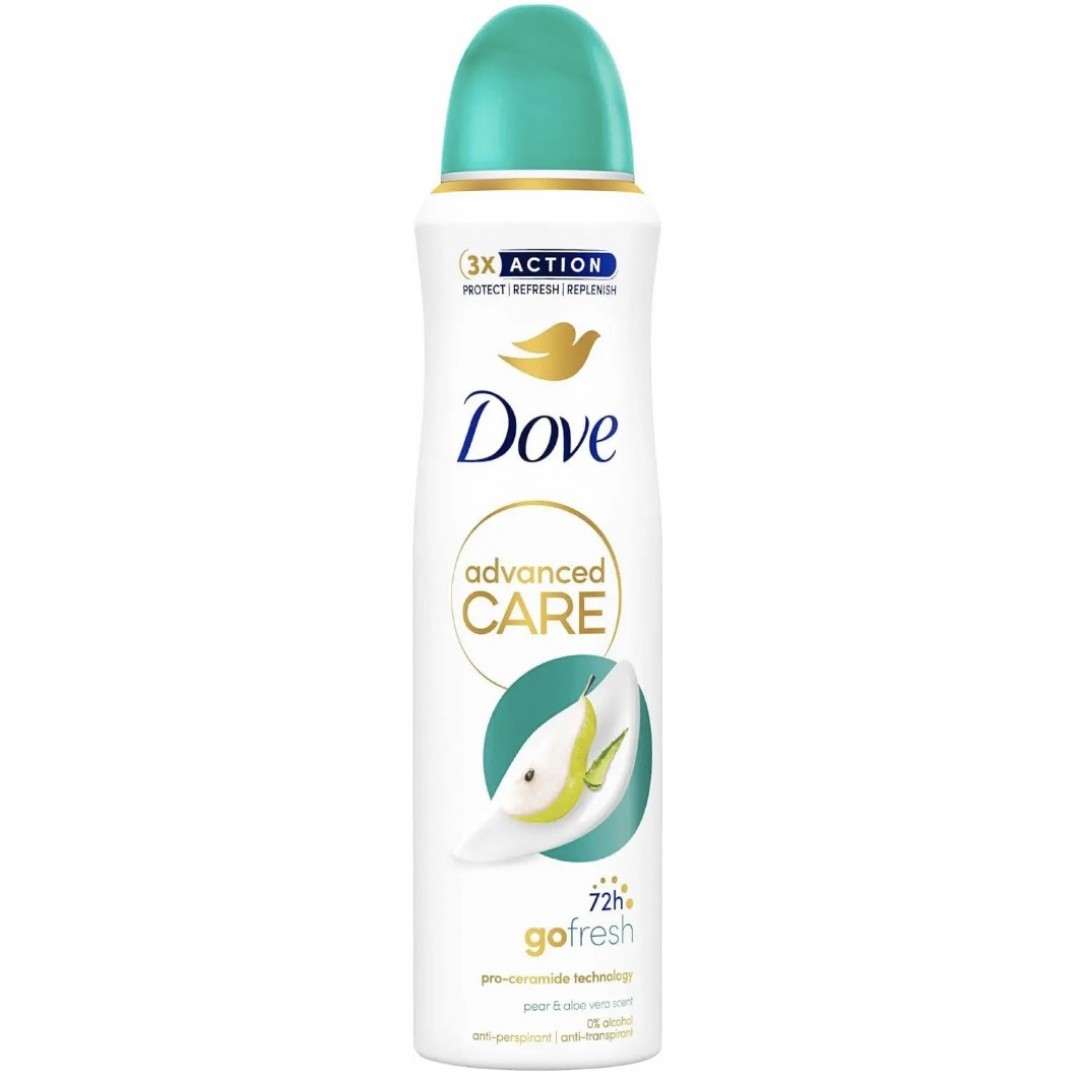 اسپری ضدتعریق داو رایحه گلابی و آلوئه‌ورا نسخه اورجینال انگلیسی (تولید جدید) Dove 250ml