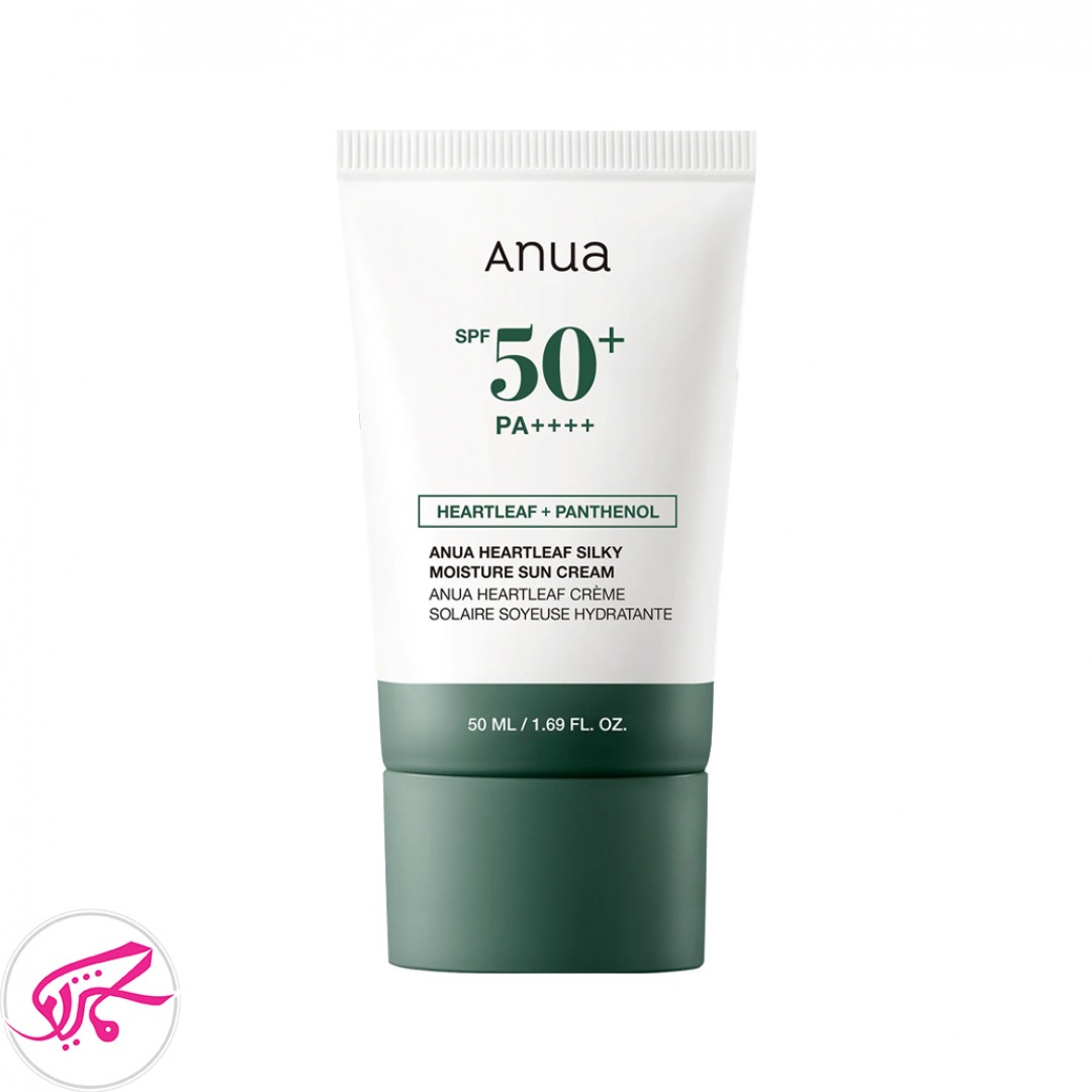 ضدآفتاب مرطوب کننده و تسکین دهنده آنوا ANUA Heartleaf Silky Moisture Sun Cream