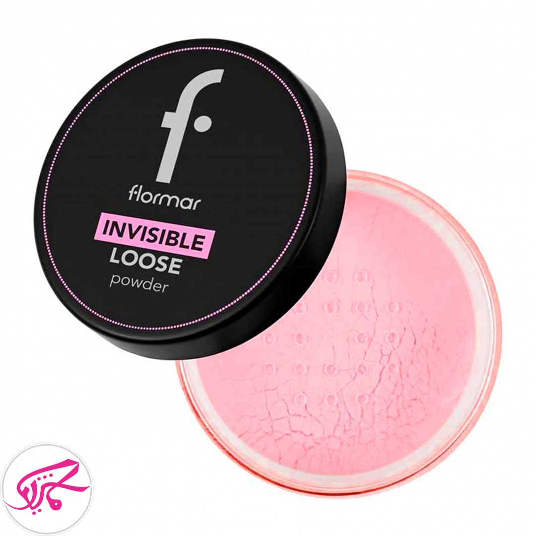 پودر فیکس فلورمار مدل Invisible Loose Powder رنگ Bubble Gum