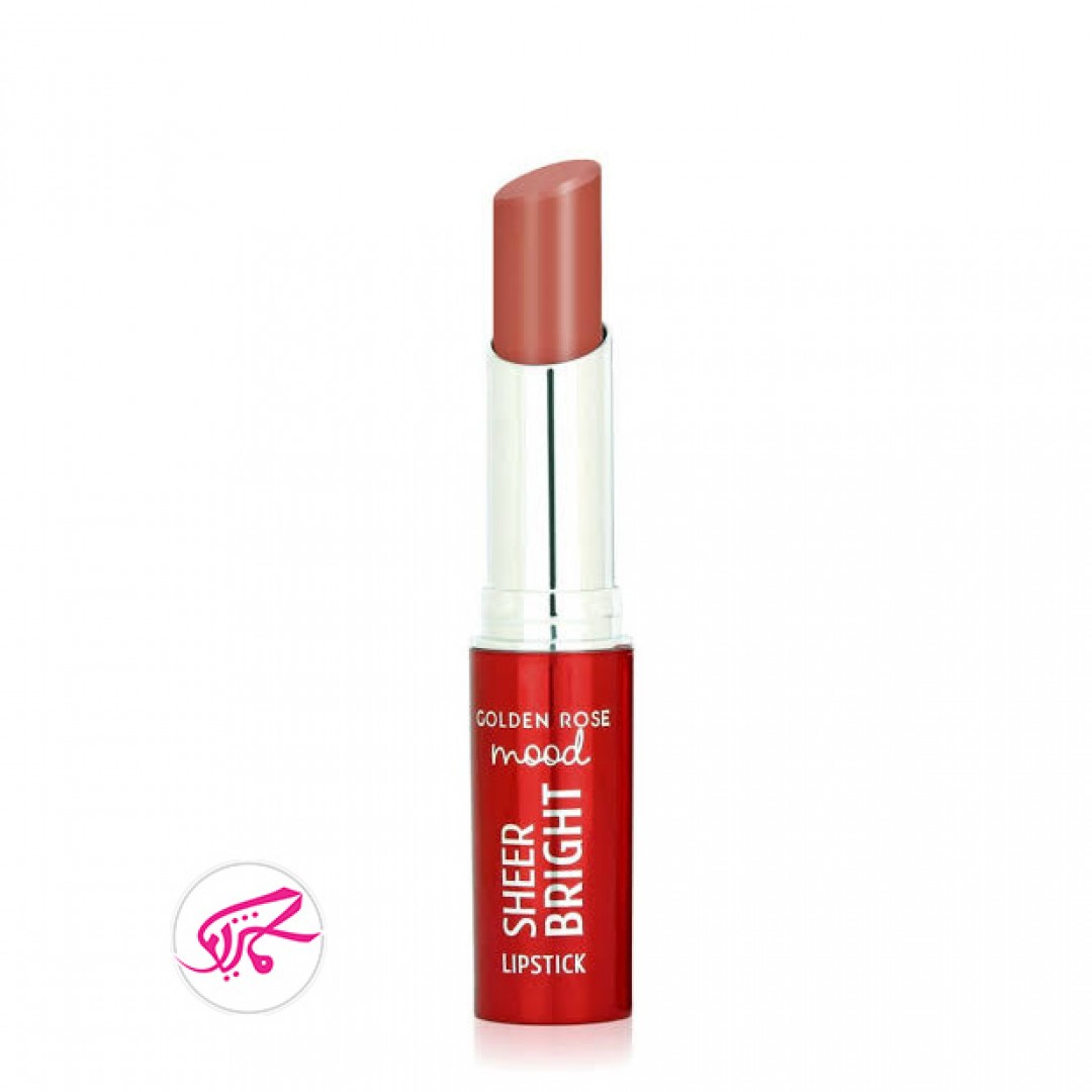 رژ لب جامد شربرایت گلدن رز  Golden Rose Sheer Bright