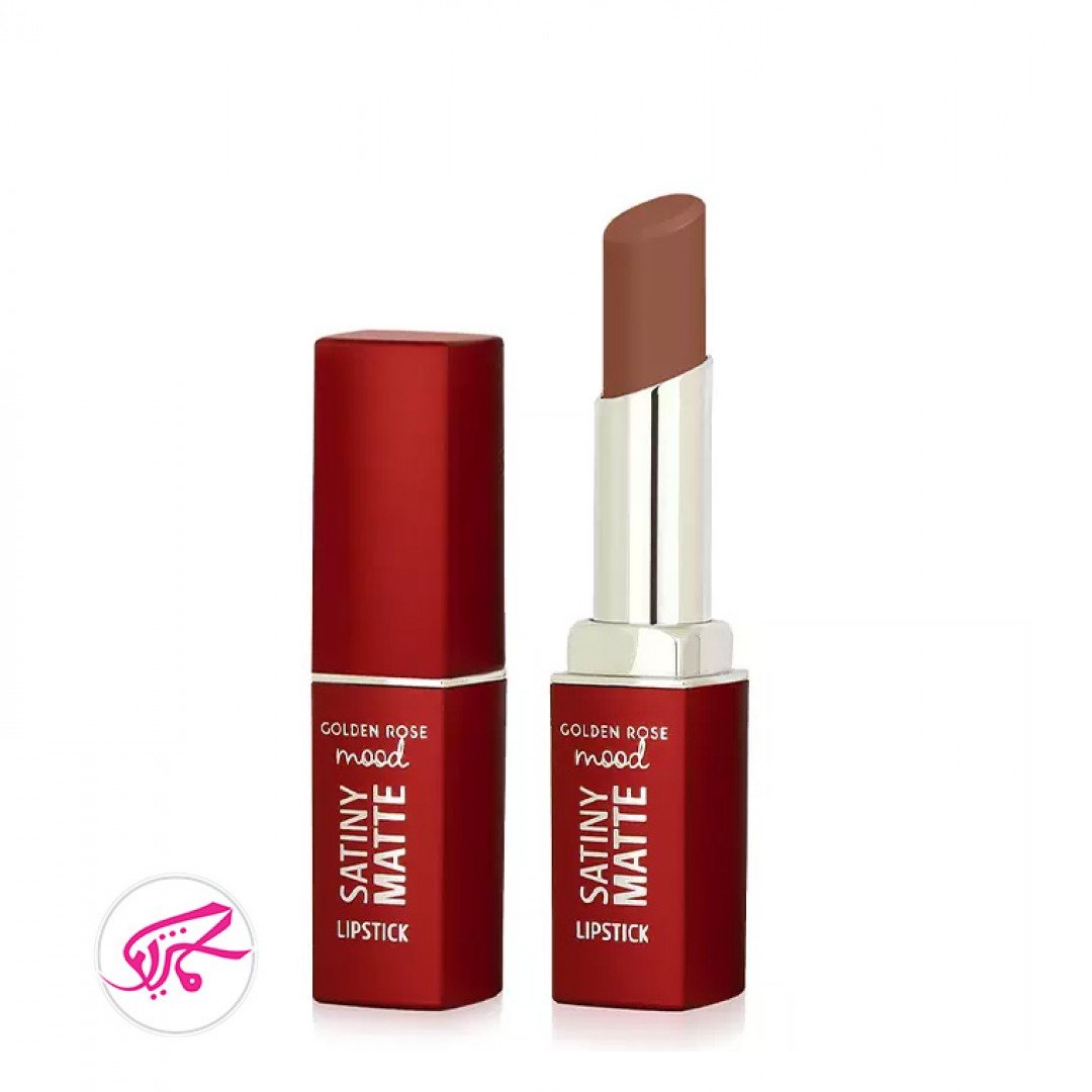 رژ لب جامد ساتینی مات گلدن رز Golden Rose Satiny Matte mood