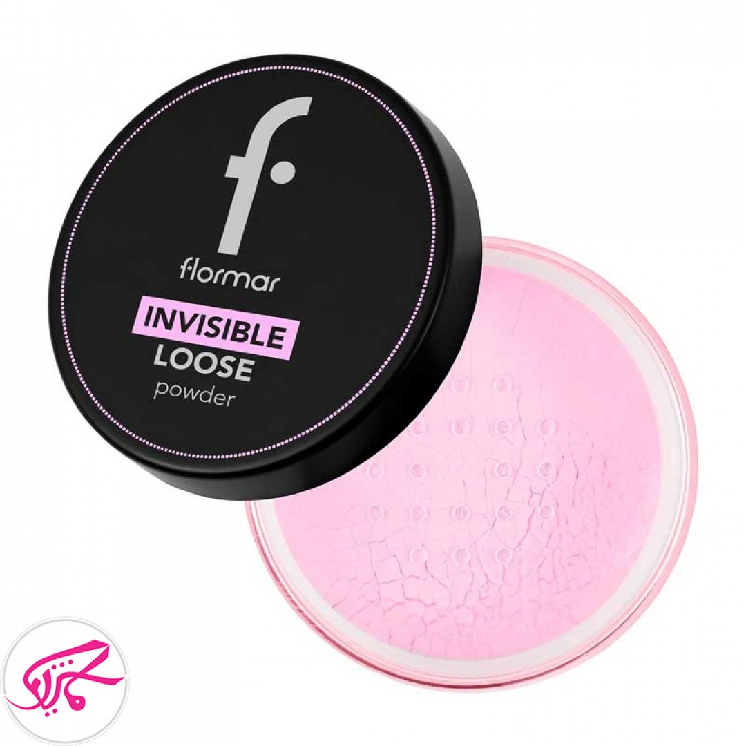 پودر فیکس فلورمار Flormar مدل Invisible Loose Powder رنگ Lilac pop