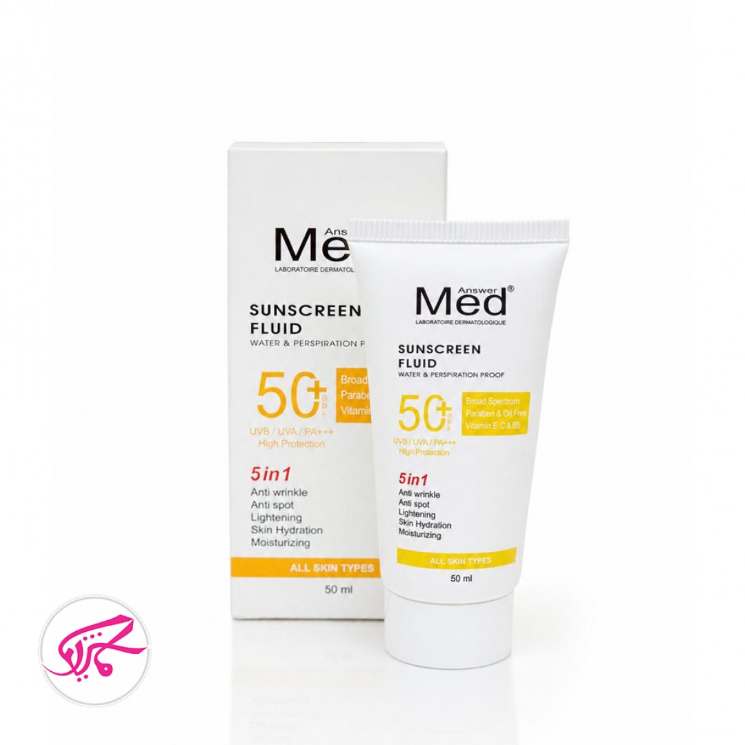 ضدآفتاب بی رنگ مدانسر  Med Answer Suns Creen Spf50