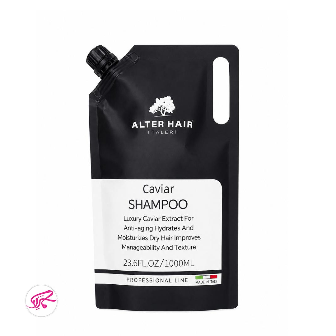 شامپو بدون سولفات خاویار آلترهیر Alter Hair Caviar Shampoo 1000 Ml