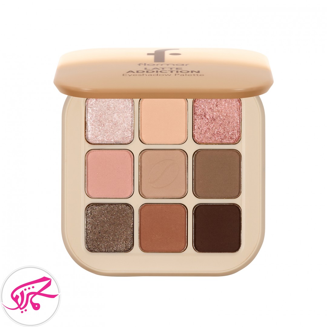 پالت سایه چشم لاته فلورمار Latte Addiction Eyeshadow Palette