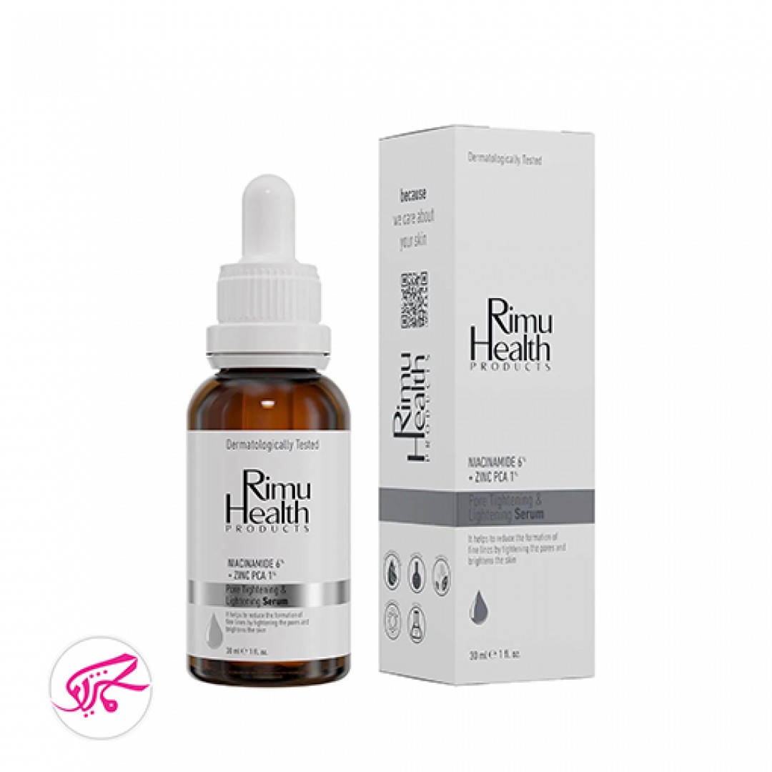 سرم نیاسینامید + زینک ریمو هلث Rimu Health Niacinamide6% + Zinc pca