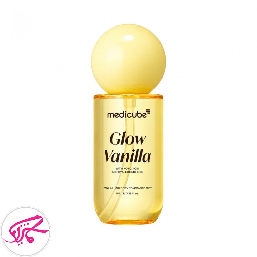 میست درخشان کننده و خوش بو کننده مو و بدن گلو وانیلا مدی کیوب Medicube Glow Vanilla Hair and body