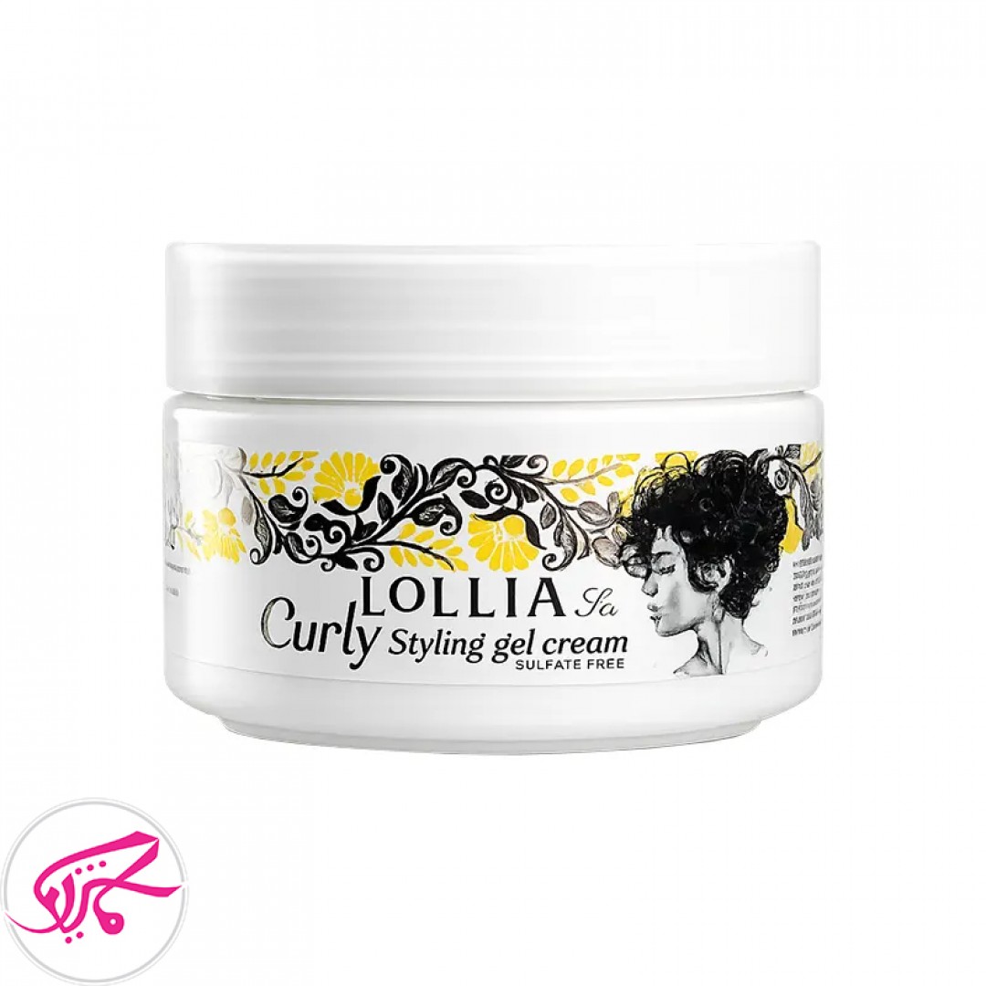 ژل کرم حالت دهنده موی فر لولیا 300 میلی لیتر Lollia Curly styling gel cream