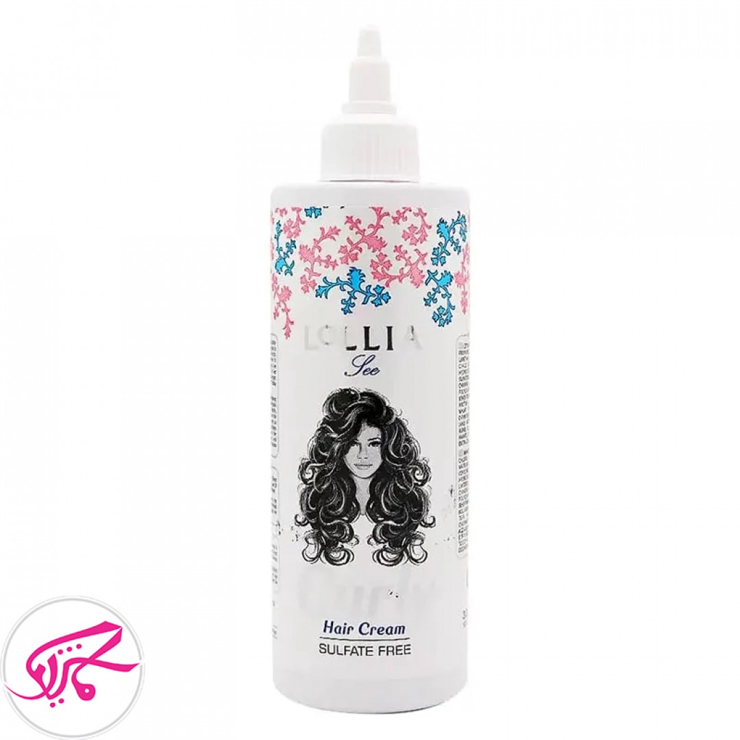 کرم بعد از حمام موی فر لولیا  Lollia Curly Hair Cream 300ml