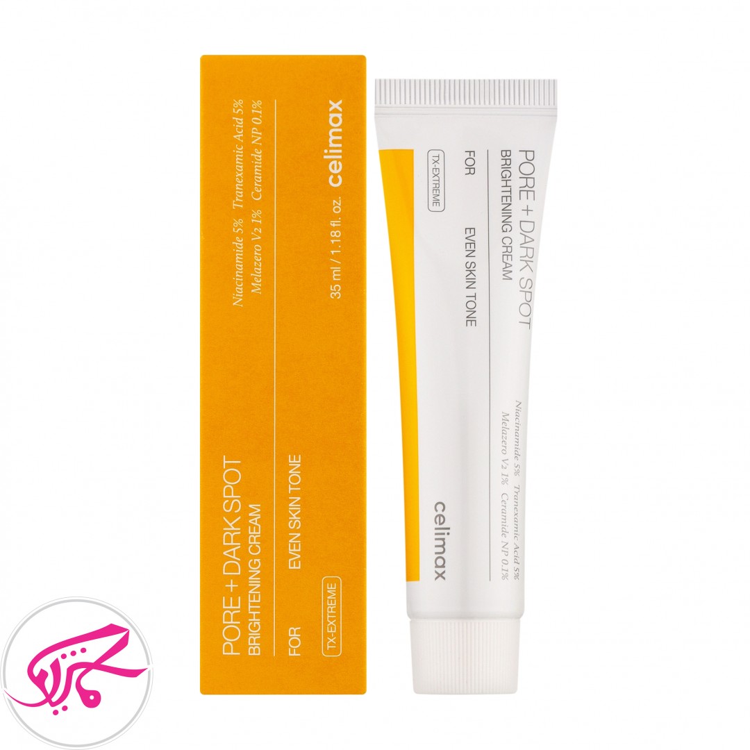 کرم ضدلک و کنترل منافذ سلیمکس روشن کننده پوست Celimax Pore + Dark Spot Brightening Cream