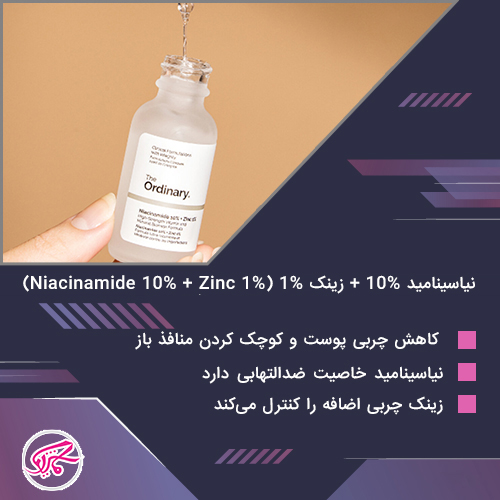 نیاسینامید 10% + زینک 1% (Niacinamide 10% + Zinc 1%)
