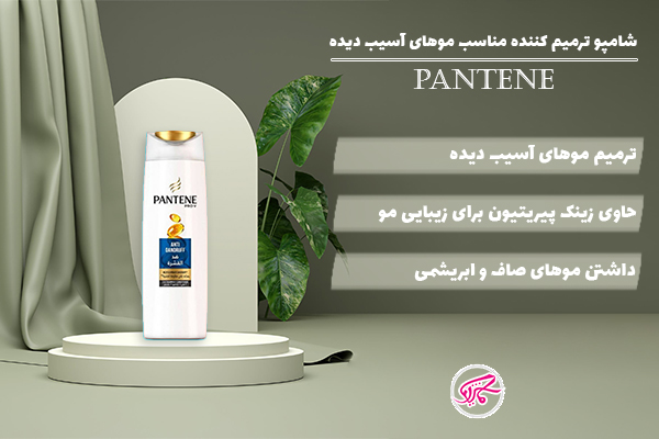 شامپو ترمیم کننده پنتن مناسب موهای آسیب دیده
