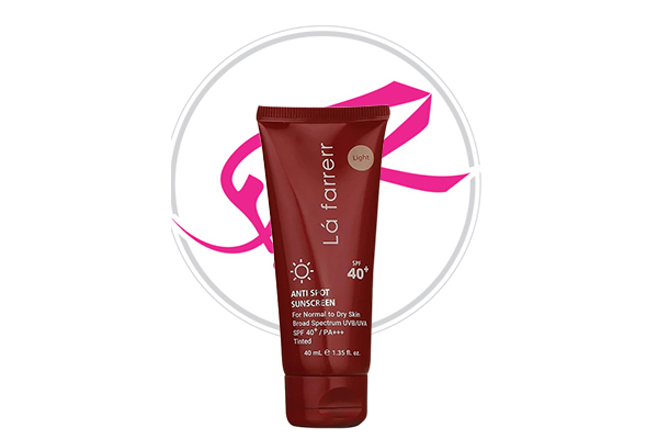 کرم ضد آفتاب و ضد لک رنگی روشن لافارر SPF 40 (پوست خشک و حساس)