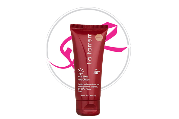 کرم ضد آفتاب و ضد لک رنگی مدیوم لافارر SPF 40 (پوست چرب و مستعد آکنه)